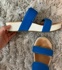 Rae Platform Sandal Blue