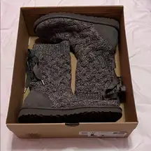 NWT UGG Charcoal Knit Women's Boots