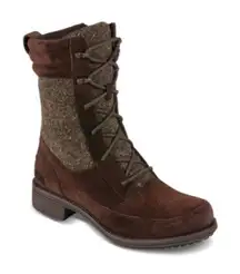 The North Face BRIDGETON waterproof suede boots brown 8.5