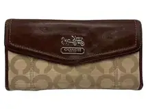 COACH Signature Canvas Wallet