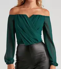 Sophisticated In Chiffon Strapless Top