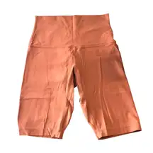 Lululemon Womens Align Super High Rise Shorts 10" Nulu Rustic Coral Orange 8