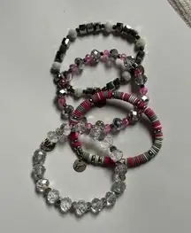 Ermish beaded stacking bracelets