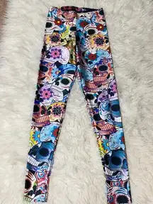 Blackmilk  Day of the Dead Sugar Skull Leggings