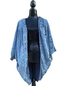 Feathers by Tolani Maja Velvet Burnout Kimono One Size