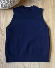 COS Deep Blue Cashmere Sweater