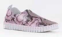Ilse Jacobsen Tulip Shoes In Lavender Snake pink sz 38