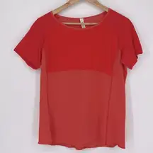 Lululemon Run: Fast Track Short Sleeve Top Love Red Size 12