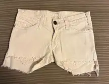 Current Elliot embroidered cut off shorts size 0/23