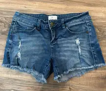 O'Neill Distressed Blue Jean Shorts