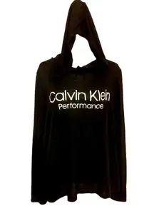 Ladies Calvin Klein Performance Wear W/Hood & Tie @ Neck. Light to Take a Run