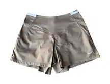 Nike Fit Dry Tan Skort with V-Back and Embroidered Logo Size S/4