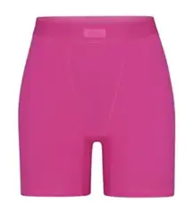 BNWOT Skims Cotton Rib Boxer Hot Pink (LIMITED EDITION) L
