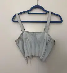 Hudson Light Denim Cropped Tank