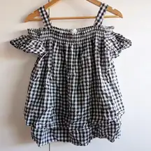 Mama Gingham Maternity Top