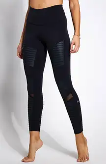 | High Waisted Moto Legging | XS