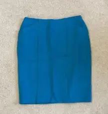 Cabi blue pencil skirt in size 4