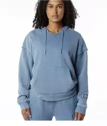 Women’s Terry Oversized Hoodie - Celestial Blue ,Size XS