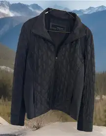 VTG Women's Wilson Genuine Leather Quilted‎ Jacket, Size: L