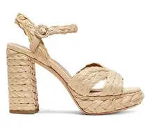 Kate Spade  Disco Raffia Platform Sandals NWOT (No Box) Size 11