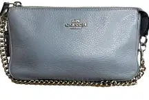 COACH Nolita 19 Pebble Blue Mini Purse / Small Purse / Wristlet
