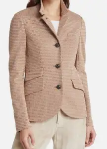 Rag & Bone Slade Geo Cotton Blend Knit Blazer Jacket