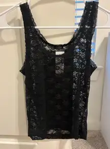 Lace Black Lace Tank