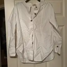 Sezane white button down 36