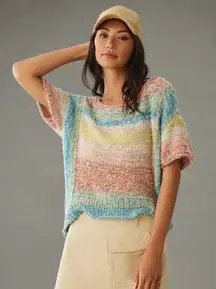 Anthropologie Pilcro Beach Sweater Tee‎ size Small NWT