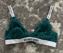 Victoria's Secret Teal Lace Bralette Small