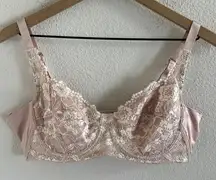 Wacoal BRB262 Lace Underwired Bra Pink Neutral C85 / 38C
