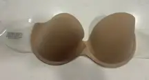 Backless Strapless Bra Nude A Cup Adhesive Reusable Silicone