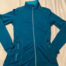 REI Blue Athletic Zip Up Jacket