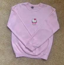 pink  crewneck