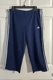 Adidas Capri Track Pants Navy