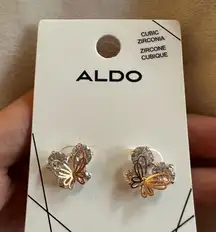 Aldo rose gold earrings