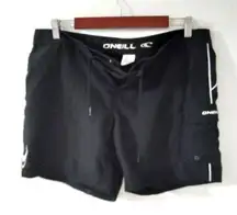 ONeil 11 M Ladies BadAss Cargo Surf Board Shorts in Black n White