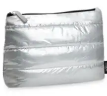 L’Oréal Paris Silver Puffer Cosmetic Pouch