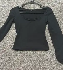 Square neck top