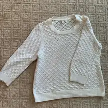 Banana Republic  sweater with crochet look.  XL