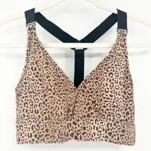 Varley Womens Harper Sports Bra Saharan Cheetah Print Size M Active‎ Gym Workout