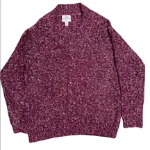 NWT St Johns Bay woman’s V neck sweater w/lots of details.