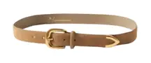 Anthropologie Classic Western Belt - Taupe L