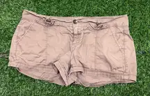 Y2K American Rag Micro Mini Brown Shorts
