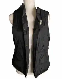 American Eagle puffer vest sz large navy blue