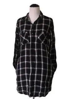 SO medium plaid‎ shirt dress