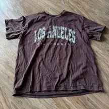 Brown Graphic T-Shirt