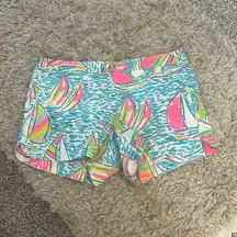 Lilly Pulitzer ygr pop up bright print size 0 nwot shorts
