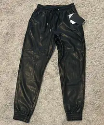 Bagatelle Black Faux Leather Pants