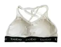 BEBE Cage Back Lounge Womens Bra (NWT) SZ L